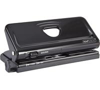 1342 Adjustable 6-Hole Organiser/Diary Punch, 10 Sheet Capacity, Black