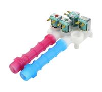 134637810 Water Inlet Valve, Solenoid Valves Assembly Replacement for Washer Maintenance, Fill Valves Washer Parts Compatible with41741100000, 41741101000, 41741102000, 41744130000, 41744131000