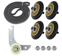 134715900 Dryer Drum Roller Assembly & 134793500 Dryer Idler Pulley & 137315300 Dryer Belt, Upgraded Dryer Repair Kit for Electrolux/Frigidaire Dryer Belt Maintenance Kit