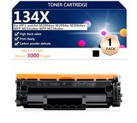 134X High Capacity Toner Cartridge Compatible for HP LaserJet M209dwe M209dw M209dwe MFP M234sdwe MFP M234sdne Printers, Clear and Durable,Black