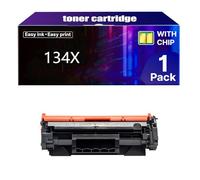 134X Toner Cartridge with Chip Replacement for HP 134A W1340A 134X W1340X for HP LaserJet M209dwe M209dw M209dwe MFP M234sdwe M234sdne Printer,BK-1 pcs