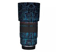 135 1.8 Camera Skin Wrap Lens Skins Protector Anti-Scratch Coat Wrap Cover Sticker for Canon RF135mm F1.8(Circuit Blue)