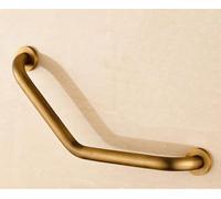 135° Corner Wall Grab Bars 45.7cm for Bathtubs & Showers Safety Support for Seniors & Pregnant Women Copper Handrail Bathroom Assistance Color D