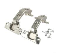 135 Degree Corner Cabinet Hinges 2pcs Full Overlay Nickel