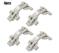 135-Degree Kitchen Cabinet Folding Hinge, Cold-Rolled Steel Corner Cupboard Hinge with Zinc Plated Nickel Finish, 4-Pack