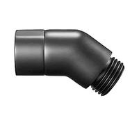 135 Degree Shower Elbow Adapter, Handhold Shower Head Elbow Adapter, G1/2 Hand Shower Top Spray Elbow Black Angle Female Thread and Male Thread 135°