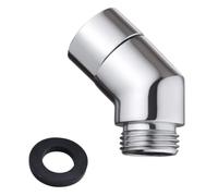 135° hand shower adapter, shower hose adapter, articulated part, elbow shower connection, swivel head adapter, shower hose adapter, with rubber seal