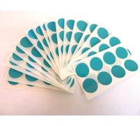 135 Labels, 19mm Diameter Round, Turquoise, Colour Code Stickers, Self-Adhesive Sticky Coloured Dots