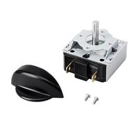 135 Minutes Mechanical Countdowns Timer Replacement Set with Rotating Knob Strong Metal Construction for Multiple Devices Seal Structure Mechanical Countdowns Timer