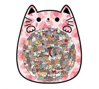 135-Piece Cat Shaped Wooden Jigsaw Puzzle, Adult Wooden Puzzles with Storage Box, Unique Animal Shape Wood Puzzles,Creative Puzzle Gifts for Cats Lovers, Home Decor