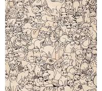 135 Pieces Wooden Cat Jigsaw Puzzle - Educational Cat Shaped Wooden Jigsaw Puzzle | Creative -Colored Animal Shape Toy Maze Board Games for Kids Boys Girls Preschool (D)