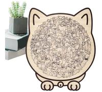 135 Section Feline Inspired Puzzle Engaging Animal Silhouette Jigsaw With Complex Assembly For Cognitive Development For Quiet Evenings Educational Play With Children And As A Decorative Accent