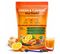 135 SHOTS! Ginger, Turmeric, Vit C, Orange, Cayenne, Zinc Shot Powder