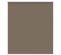 vidaXL Roller Blind Blackout Coffee 135x175 cm Fabric Width 131.6 cm Polyester, Brown