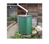 1350L Folding Rainwater Harvesting Barrel PVC Coated Water Collector for Gutters Portable Garden Rain Storage Solution Eco-Friendly Green Rainwater Tank