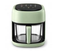 1350W 4.5L Green Air Fryer, 8-In-1 Low-Noise Air Fryer With Viewing Window, Roast, Bake, Broil, Dehydrate And Reheat