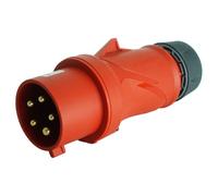 13520 | MENNEKES RED POWERTOP XTRA PLUG IP54 32A 5P 400V 6H