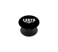13579 Well This is Odd Humorous Mathematician Math Pun PopSockets Adhesive PopGrip
