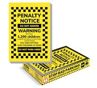 1357Awards NO PARKING Leaflets (pack of 100) (148mm x 210mm / A5 / 8"x6") Ideal for Schools and Businesses when school parking affects the safety of children. Put in school bags or hand out.