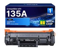 135A Toner Cartridge With Chip Replacement for HP W1350A 135A W1350X 135X | Replacement for HP Laserjet M209 M209dw, Pro MFP M234 M234dw M234sdw M234sdn Printer (1-Black)