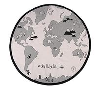 135cm Kid Crawling Pad Foldable Toddler Playing Mat World Map Rug Children's Educational Rugs Floor Playmats Baby Products for Exercise Playroom Play Area
