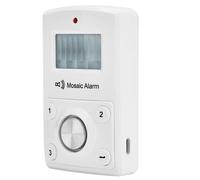 135dB Freestanding Keypad Motion Sensor Intruder Burglar Alarm for Indoor Home Security. Portable Battery Operated Alert for Travel, Camp. Cordless Loud Sound PIR Motion Detector Garage Shed Siren