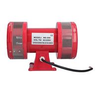 135dB Motor Alarm Way Electric Air Siren Screw Mounting AC MS-590, Continuous Sound, Strong Penetrating Power, Fast Alarm Detection