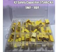 135PCS 14Values X2 Safety Capacitor 275VAC 102K-105K 1NF~1UF Assorted Kit KzHgIdRY
