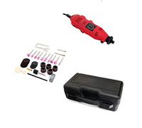 135w Electric Mini Rotary Hobby Drill Combi Multi Grinder Engraving Tool + Accessories + Storage Carry Case