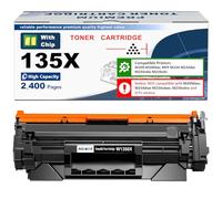 135X W1350X ( 135A W1350A )Toner Cartridge [with Chip] High Yield 2400 Pages Compatible for HP Laserjet M207dw M209 M209d M209dw M234 M234d M234dw M234sdw M234sdn M235sdw Printer