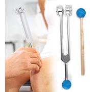 136.1 Hz tuning fork, low frequency aluminum alloy tuning fork c Tuning energy fork with hammer ideal for cleaning the body and mind