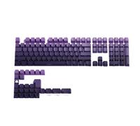 136 Key PBT Double Shot Side Print Backlit Keycaps Compatible With MX Style Mechanical Keyboards For 108 96 87 80 84 68 64 61 Key Layouts(DARK PURPLE-OEM SIDE)