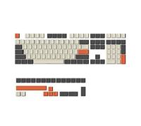 136 Key PBT Double Shot Side Print Backlit Keycaps Compatible With MX Style Mechanical Keyboards For 108 96 87 80 84 68 64 61 Key Layouts(BIG CARBON)