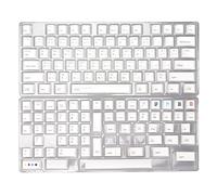 136 Keys PBT Keycaps Set, Mechanical Keyboard Keycaps with Original Height Profile, Five - Sided Dye - Sublimated Legends for Universal DIY Keyboard Customization (PS)