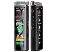 136GB Digital Voice Recorder with Playback, Innioasis R1 Full Touchscreen Voice Recorder with AI Intelligent Transcription and Bluetooth, Voice Activated Sound Audio Recorder Device with Mic (Silver)