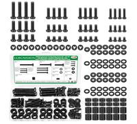 136PCS Universal TV Mounting Screw Kit - Compatible with M4, M5, M6, M8 | Universal VESA Screws, Spacers & Washers for Any Wall Mount, Compatible with Samsung LG Vizio Sony T urved TVs
