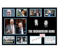 (137) Mad Frankie Fraser & Eddie Richardson Gangsters Signed A4 Photograph (21 X 297 CM) Art Work Wall Art Display (REPRINT) #####