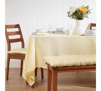 (137 x 137 cm, Natural) Plain Cotton Tablecloth