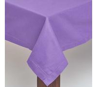 (137 x 137 cm, Purple) Plain Cotton Tablecloth