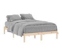 (137 x 190 cm) vidaXL Bed Frame Bedroom Bed Base Bedstead 100x190 cm Solid Wood Pine Twin