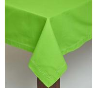 (137 x 228 cm, Green) Plain Cotton Tablecloth