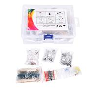 1390 Piece LED Diode Assortment Kit for Electronic Components and Circuit Board Assembly - Diverse Color Diode Set in Portable Storage Case for Signal Indicators and Science