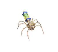 139PCS Cyber Dream-weaver C Assembly Model, 3D Metal Cyberpunk Spider Insect, DIY Steampunk Desk Display Collectible for Adults