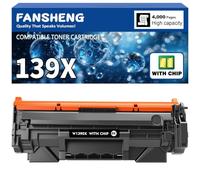 139X W1390X 【with Chip】MFP 3102fdw Toner Cartridge (139A W1390A) Compatible with HP for LaserJet Pro MFP 3002dw 3002dn 3102fdn 3102fdw Printer 4000 Pages 1390X 1390A (1 Black)