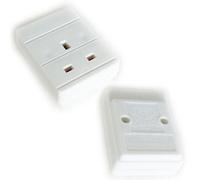 Loops 13A 1 Way/Single Gang Trailing UK Plug Socket - Mains Extension Connector Block
