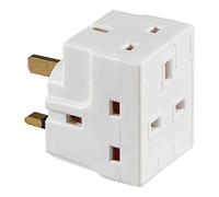 13A 3-Way Mains Fused Adaptor