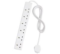 SMJ B6W2MP Extension Lead 240 Volt 6 Way 13A 2 Metre