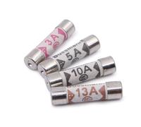 13A Plug Top Fuses, 13A 5A 3A Amp Mixed BS1362 Fuses UK, Domestic Main Plug Fuse, Electrical Household British Standard Cartridge Ceramic Tube Fuse Replacement For Circuit Protection, Appliances