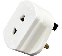 13A Shaver Adaptor with 1A Fuse Electric Shavers 2 Pin To 3 Pin Adapter Plug UK Heavy Duty Safety Shutters Converter Adaptor Perfect for Travel Home (1pcs)