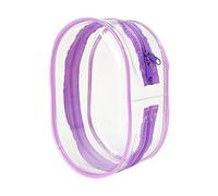 13cm Baby Storage Bag Pvc Thickened High Transparency Cute Baby Walking Proof Hanging Bag Transparent Tyj902 (Purple, 13cm)